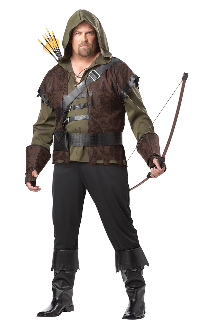 California Costumes Mens Plus Size Robin Hood Costume Book Characters 1 California Costumes Mens Plus Size Robin Hood Costume Book Characters