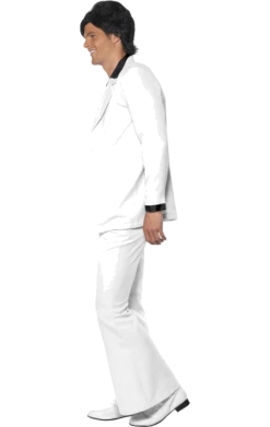 Smiffys 1970s White Suit Costume All Decades /Era Costumes
