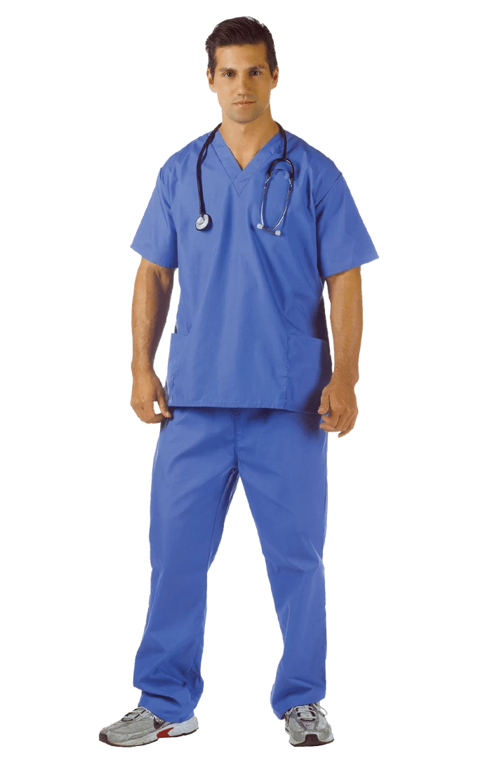 Underwraps Blue Hospital Scrubs Costume Costumes Under £20 1 Underwraps Blue Hospital Scrubs Costume Costumes Under £20