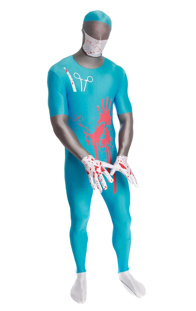 Body Republic Evil Surgeon Morphsuit Costume Doctors & Nurses 1 Body Republic Evil Surgeon Morphsuit Costume Doctors & Nurses