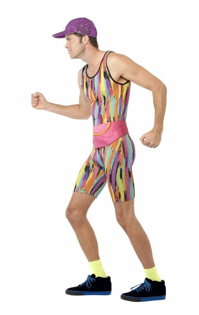 Smiffys Mens Mr Energizer Workout Costume 2 Smiffys Mens Mr Energizer Workout Costume