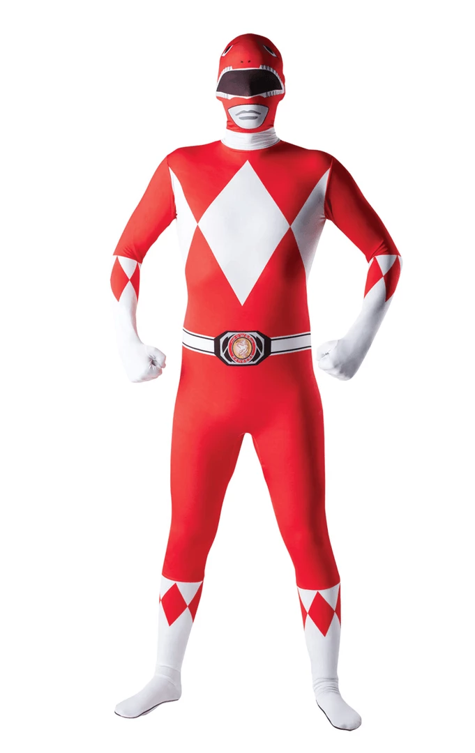 Rubies Book Characters Adult Red Power Ranger Costume 1 Rubies Book Characters Adult Red Power Ranger Costume