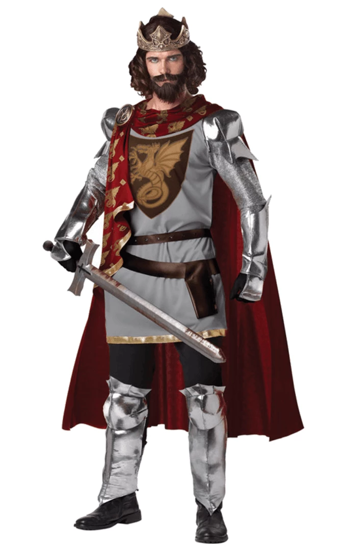 California Costumes Book Characters Mens King Arthur Costume 1 California Costumes Book Characters Mens King Arthur Costume