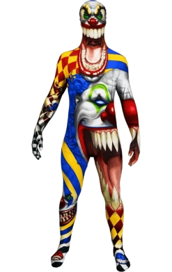 Body Republic Monster Clown Morphsuit Costume Circus