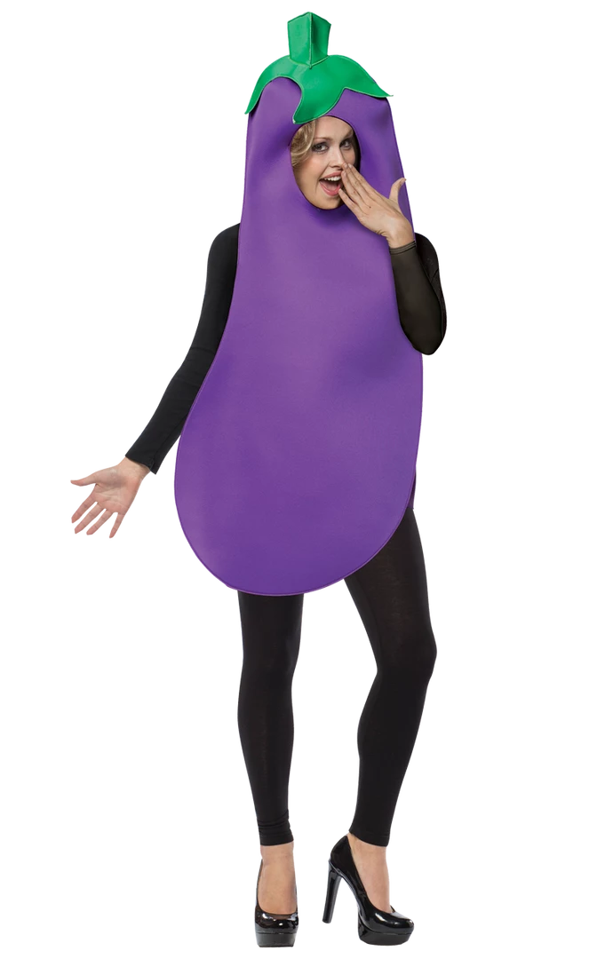 Rasta Imposta Adult Aubergine Costume Food & Drink 1 Rasta Imposta Adult Aubergine Costume Food & Drink