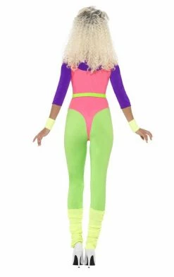 Smiffys Womens 80s Work Out Costume Novelty