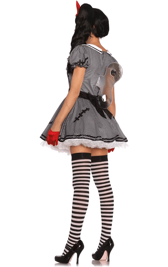 Leg Avenue Dolls Womens Wind Me Up Doll Costume 2 Leg Avenue Dolls Womens Wind Me Up Doll Costume