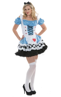 Leg Avenue Miss Wonderland Costume Book Characters