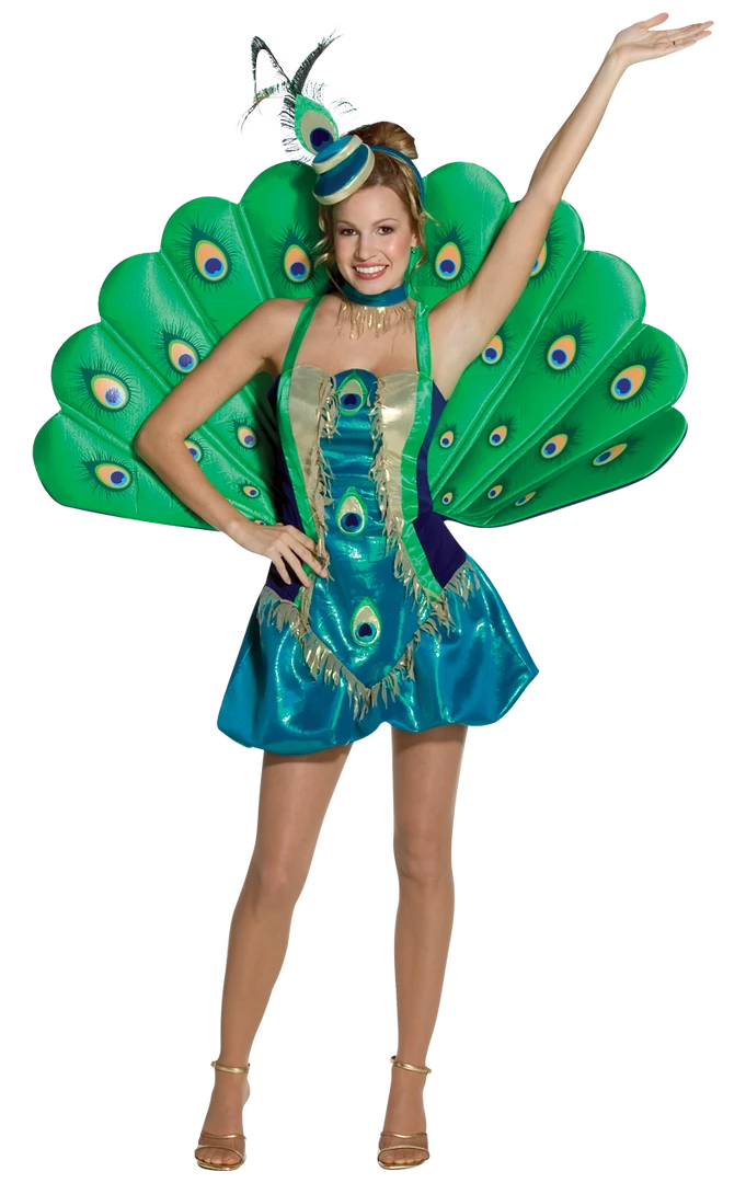 Rasta Imposta Womens Peacock Costume 1 Rasta Imposta Womens Peacock Costume