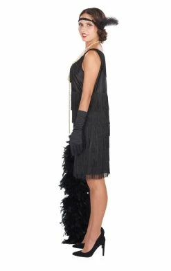 Orion Costumes 1920's Womens 1920s Black Flapper Costume
