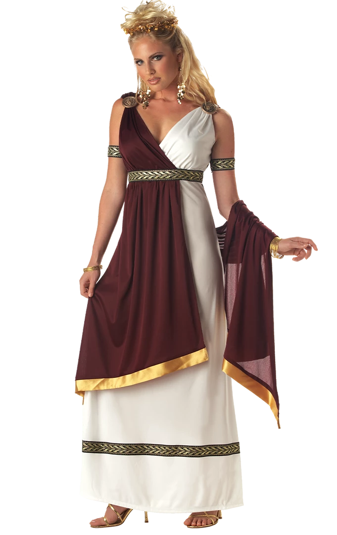 California Costumes Around The World Roman Empress Costume 1 California Costumes Around The World Roman Empress Costume