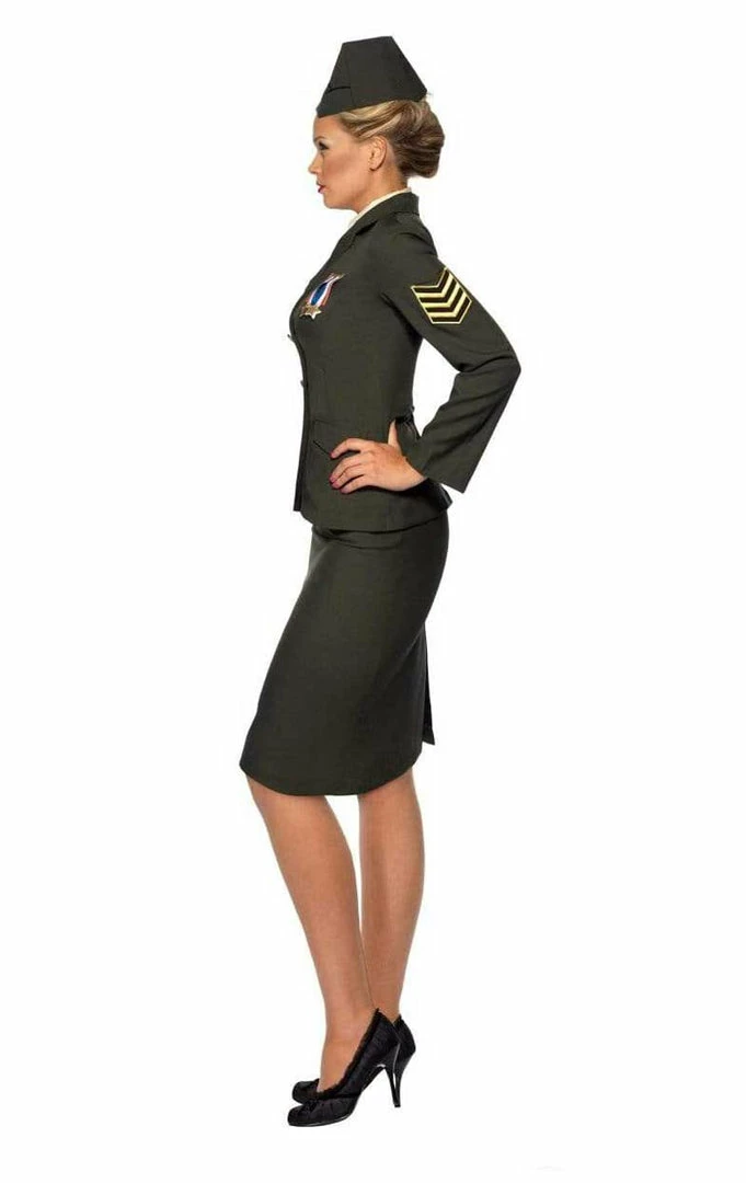 Smiffys Womens Wartime Military Officer Costume 2 Smiffys Womens Wartime Military Officer Costume