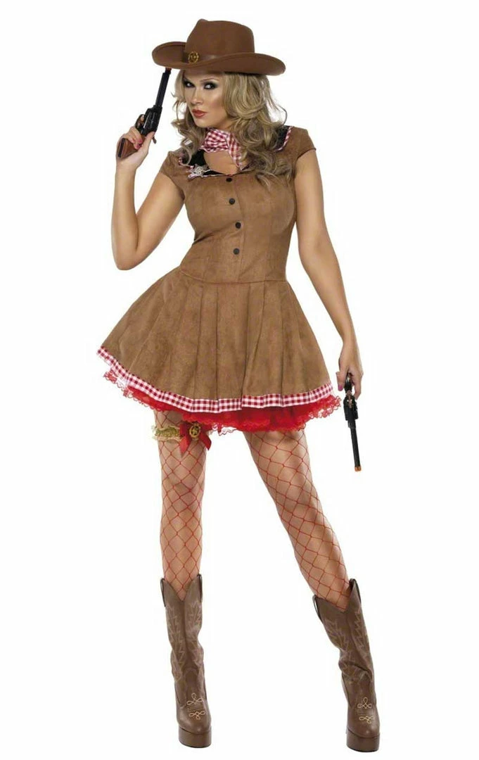 Smiffys Wild West Brown Costume 1 Smiffys Wild West Brown Costume