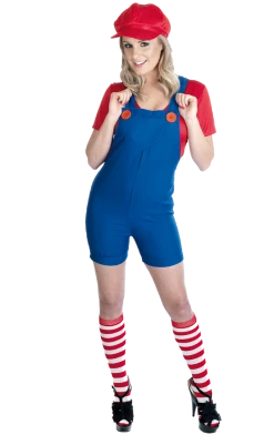 Fun Shack Red Plumber Costume Cartoons