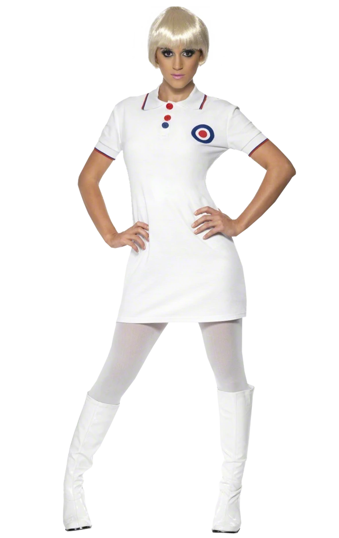Smiffys Costumes Under £20 Womens 1960s Mod Costume 1 Smiffys Costumes Under £20 Womens 1960s Mod Costume