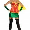 Rubies Book Characters Womens Superhero Robin Corset Outfit