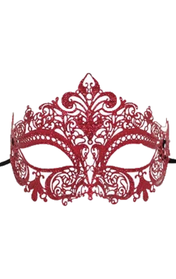 Generic Masquerade Ball Metal Masquerade Facepiece - Various Colours