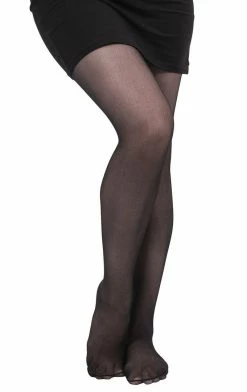 Rubies Adult Black Translucent Tights Accessory
