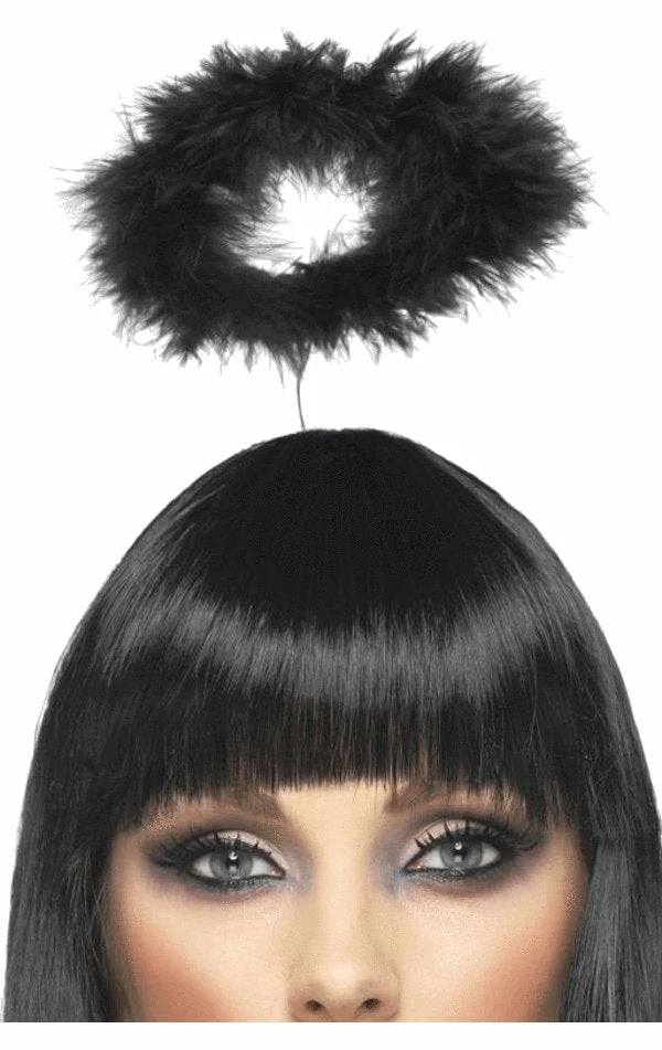 Smiffys Black Angel Halo Accessory Angels 1 Smiffys Black Angel Halo Accessory Angels