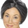 Smiffys Fairytales Grey Granny Wig