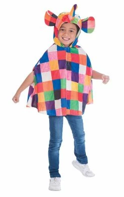 Amscan Book Characters Kids Elmer The Elephant Cape