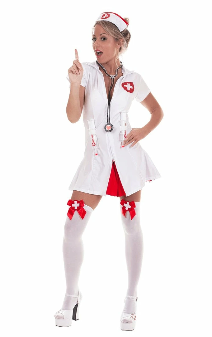 Palmer Womens Say Ahhhh! Nurse Costume Doctors & Nurses 1 Palmer Womens Say Ahhhh! Nurse Costume Doctors & Nurses