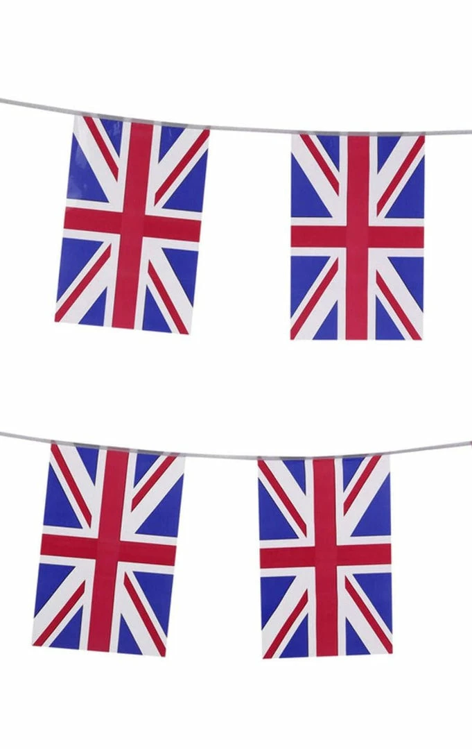 Generic Union Jack Square Bunting Decoration British / UK 1 Generic Union Jack Square Bunting Decoration British / UK